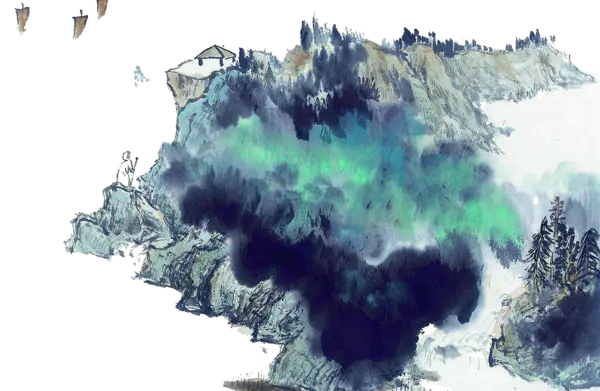 【PNG素材网-png.mixinnet.cn】水墨山水人物