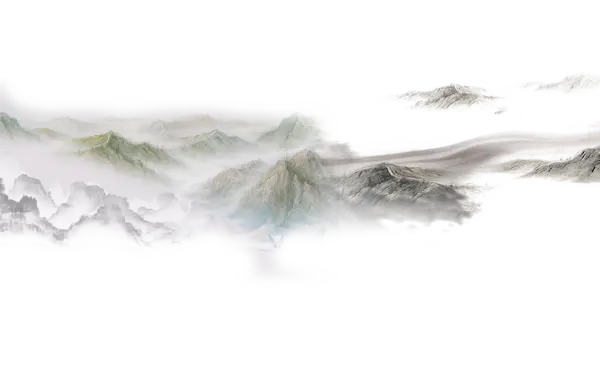 【觅图网-pic.51mitu.com】淡雅中国风山水墨画免抠素材