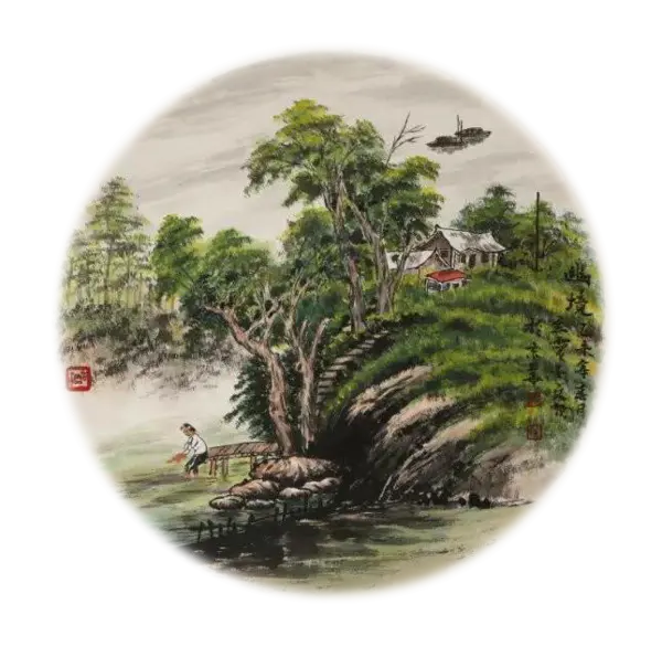 【PNG素材网-png.mixinnet.cn】中国风山水简笔画