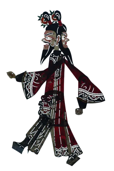 【PNG素材网-png.mixinnet.cn】双面人皮影
