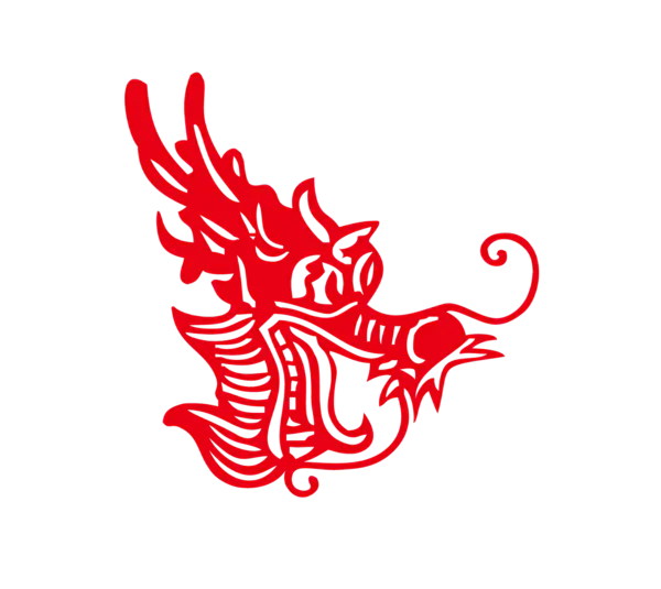 【PNG素材网-png.mixinnet.cn】二月二龙抬头卡通装饰中国龙海报
