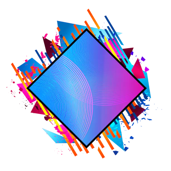 【PNG素材网-png.mixinnet.cn】菱形渐变边框[1200x1200]