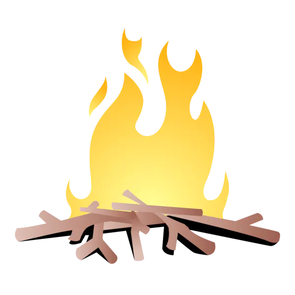 【PNG素材网-png.mixinnet.cn】野外生存火堆[2000x2000]