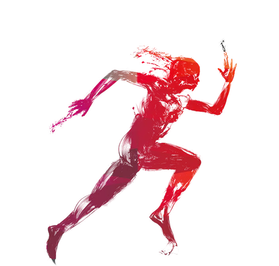 【PNG素材网-png.mixinnet.cn】PPT招聘海报奔跑人像[544x519]