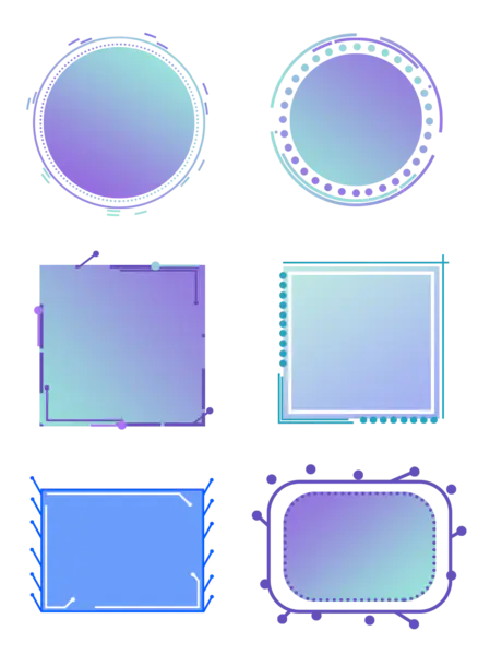 【PNG素材网-png.mixinnet.cn】新款款科技边框PNG素材[1024x1369]