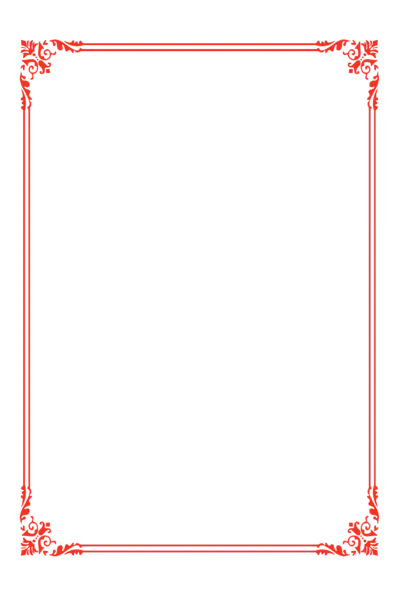 【PNG素材网-png.mixinnet.cn】新年最新高清红色边框（2376x3532）
