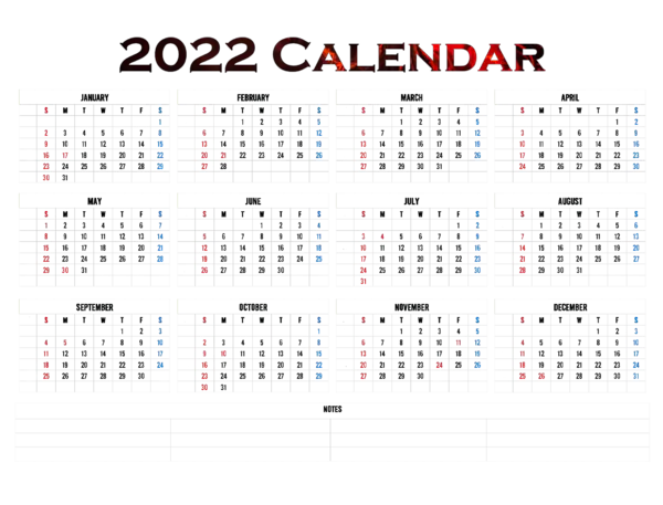 【PNG素材网-png.mixinnet.cn】2022日历