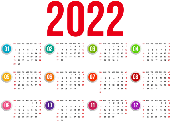 【PNG素材网-png.mixinnet.cn】2022日历