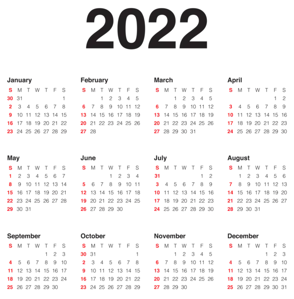 【PNG素材网-png.mixinnet.cn】2022日历