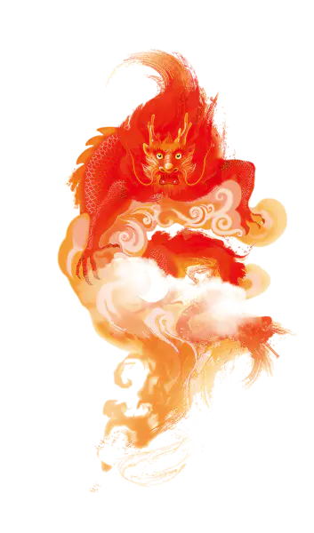 【PNG素材网-png.mixinnet.cn】912x1548水墨龙龙纹PNG素材