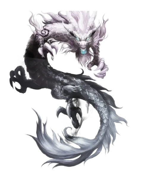 【PNG素材网-png.mixinnet.cn】1872x2364水墨龙龙纹PNG素材