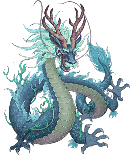 【PNG素材网-png.mixinnet.cn】516x614水墨龙龙纹PNG素材