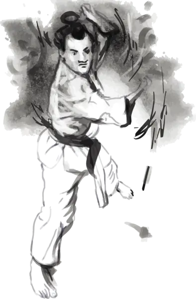 【PNG素材网-png.mixinnet.cn】水墨武侠动作PNG素材(1148x1750)