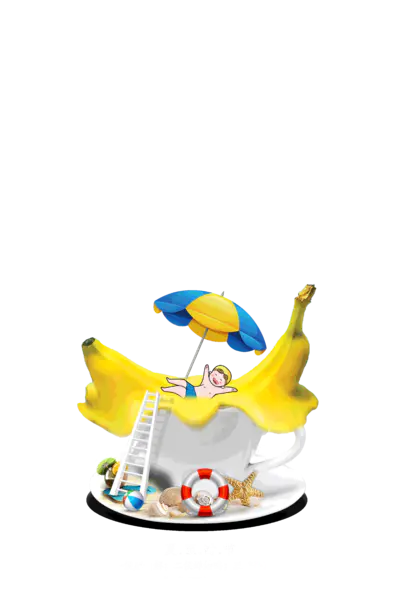 【PNG素材网-png.mixinnet.cn】夏至海滩盘子游泳圈