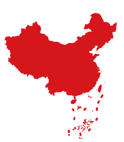 【PNG素材网-png.mixinnet.cn】红色地图红色中国地图