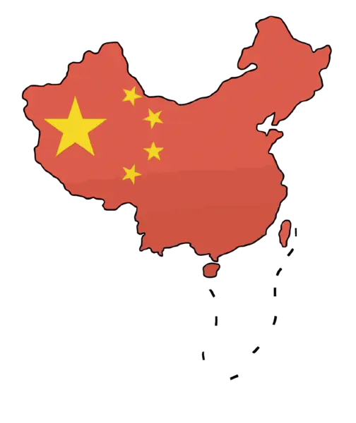 【PNG素材网-png.mixinnet.cn】矢量中国