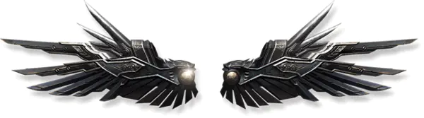 【PNG素材网-png.mixinnet.cn】铠甲翅膀免抠图