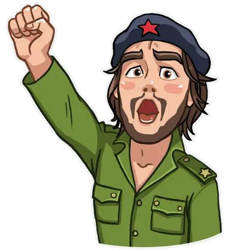 【PNG素材网-png.mixinnet.cn】切格瓦拉头像透明png素材