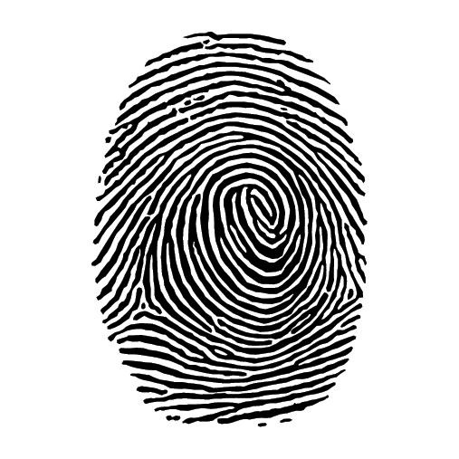 【PNG素材网-png.mixinnet.cn】指纹矢量素材