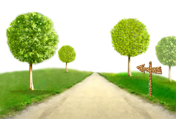 【PNG素材网-png.mixinnet.cn】道路和桥梁背景透明高清免抠图