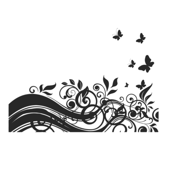 【PNG素材网-png.mixinnet.cn】黑色花纹