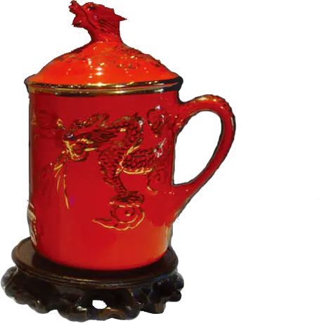 【PNG素材网-png.mixinnet.cn】红色玉器茶杯