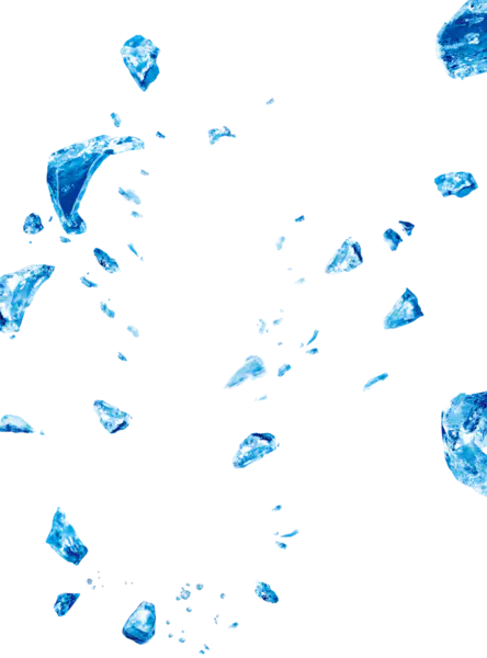 【PNG素材网-png.mixinnet.cn】漂浮水晶冰块