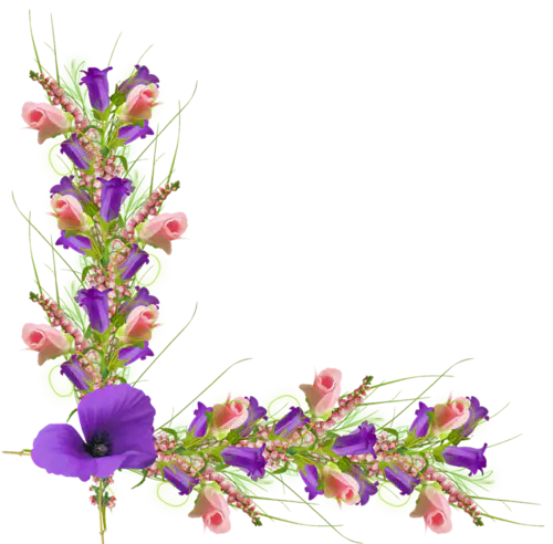 【PNG素材网-png.mixinnet.cn】png装饰花饰角【20】