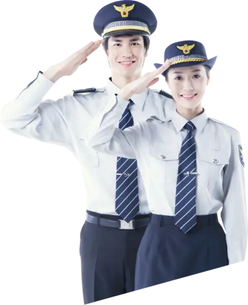 【PNG素材网-png.mixinnet.cn】2个警官
