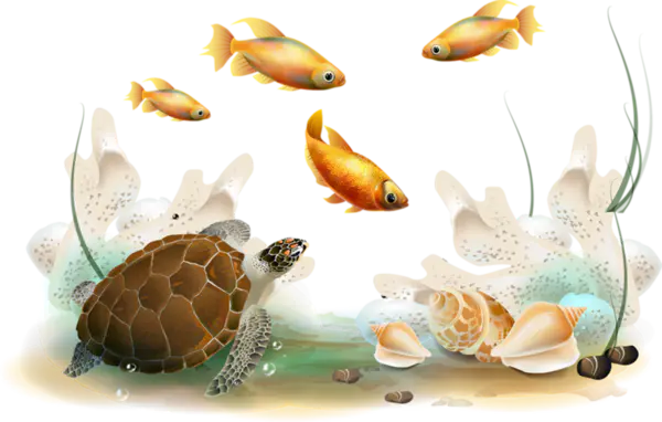 【PNG素材网-png.mixinnet.cn】海底世界场景