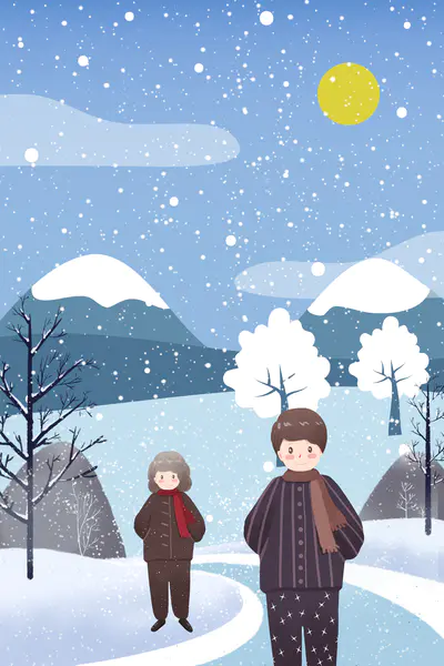 【PNG素材网-png.mixinnet.cn】大雪纷飞背景图背景