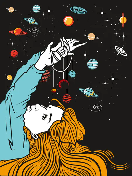【PNG素材网-png.mixinnet.cn】时尚创意插画星空背景素材背景