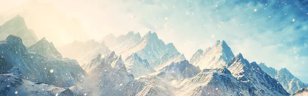 【觅图网-pic.51mitu.com】雪山雪景冬天背景海报（1920x600）