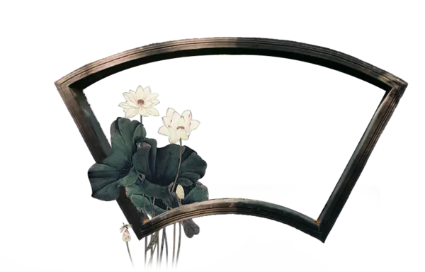 【PNG素材网-png.mixinnet.cn】中国风水墨荷花(600x600）