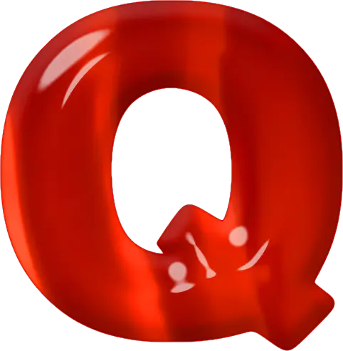【PNG素材网-png.mixinnet.cn】字母Q PNG