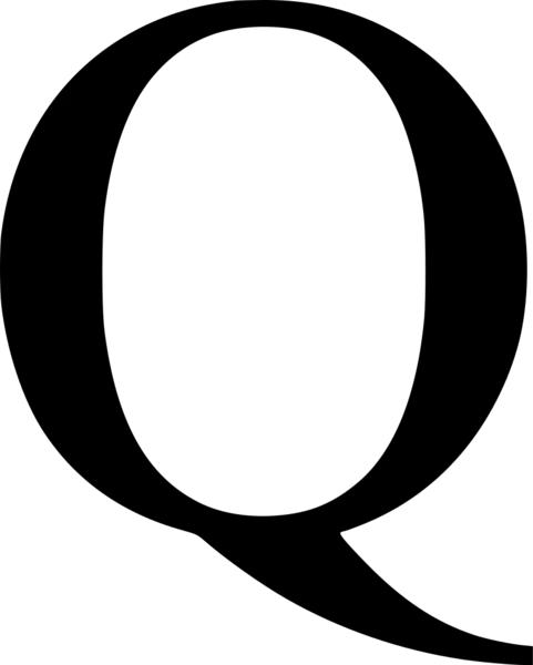 【PNG素材网-png.mixinnet.cn】字母Q PNG