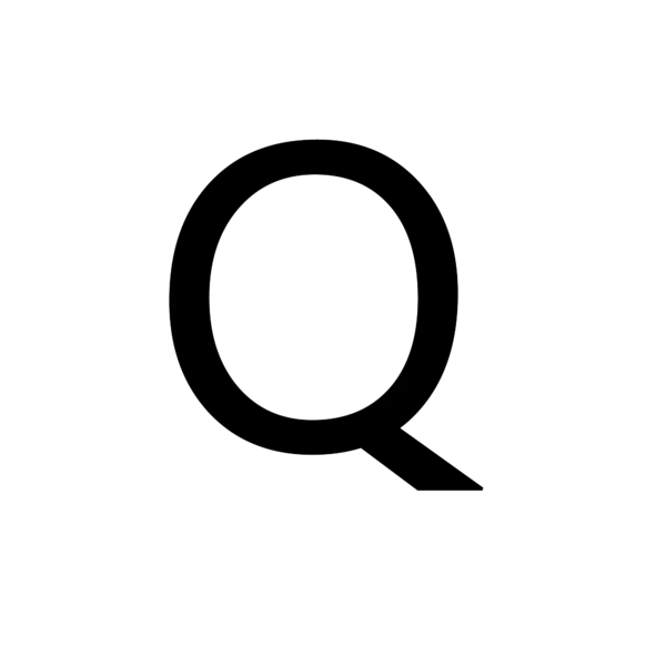 【PNG素材网-png.mixinnet.cn】字母Q PNG