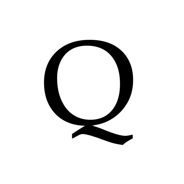 【PNG素材网-png.mixinnet.cn】字母Q PNG