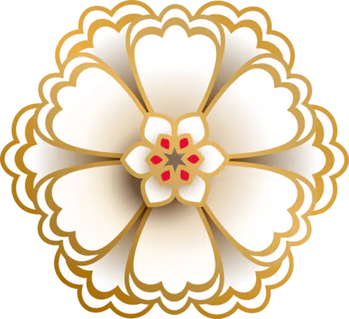 【PNG素材网-png.mixinnet.cn】卡通免扣花朵图片