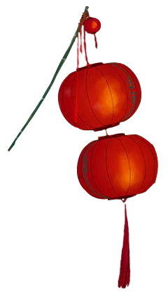 【PNG素材网-png.mixinnet.cn】圆形大红灯笼png图片