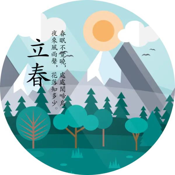 【PNG素材网-png.mixinnet.cn】24节气立春