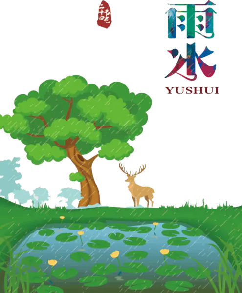 【PNG素材网-png.mixinnet.cn】二十四节气雨水