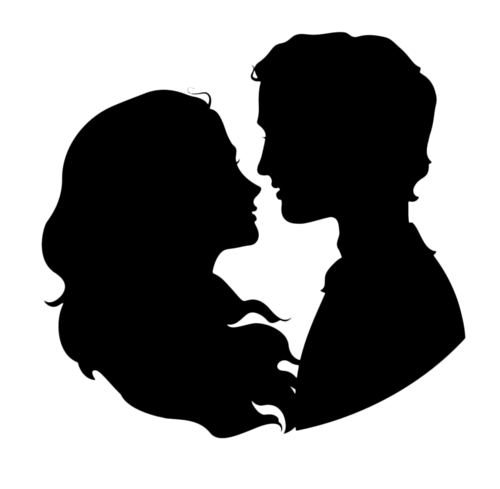 【PNG素材网-png.mixinnet.cn】情侣剪影