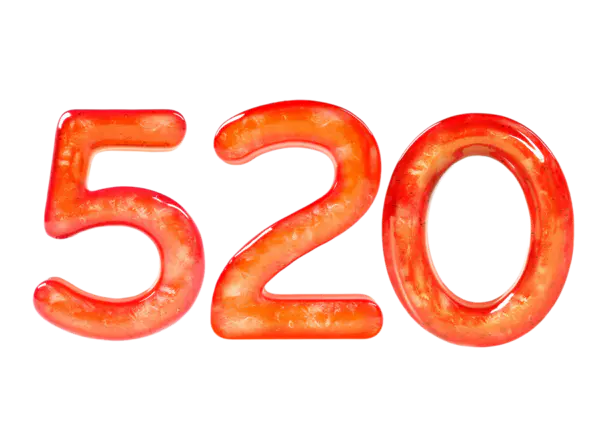 【觅图网-pic.51mitu.com】卡通手绘520艺术字