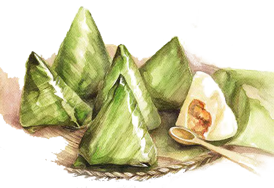 【PNG素材网-png.mixinnet.cn】粽叶