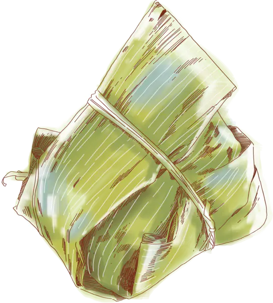 【PNG素材网-png.mixinnet.cn】彩绘粽子