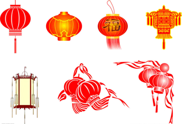 【PNG素材网-png.mixinnet.cn】元旦节灯笼