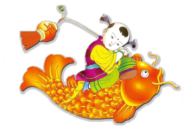 【PNG素材网-png.mixinnet.cn】年年有鱼
