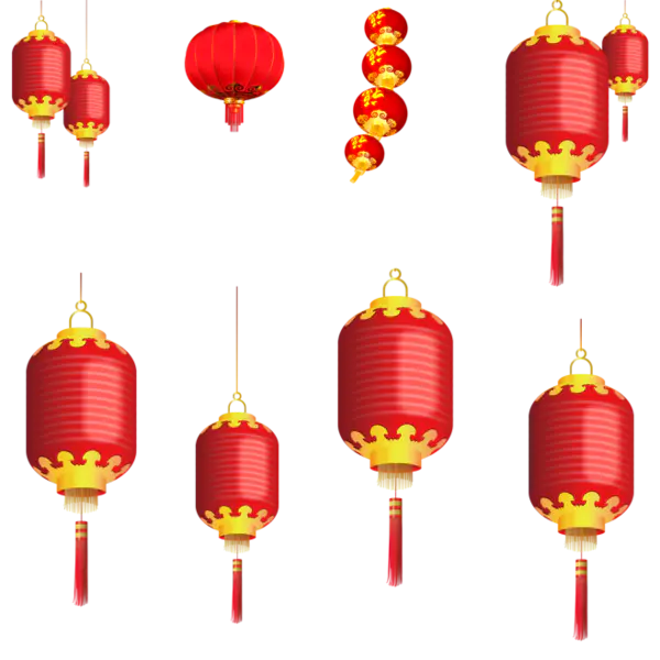 【PNG素材网-png.mixinnet.cn】满天灯笼