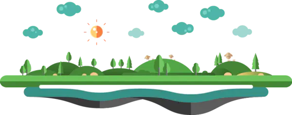【PNG素材网-png.mixinnet.cn】卡通动画农村风景[838x329]